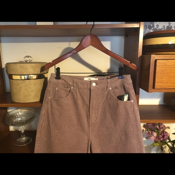 NWT - High Waisted Cord Wide Leg Pants - Picture 4 of 4
